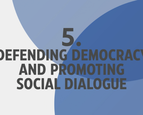 Defending Democracy and Promoting Social Dialogue - Managers Priorities EU Elections