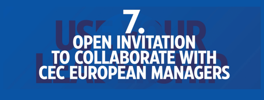 7/7 - Key Priorities - EU Elections: Open Invitation to Collaborate