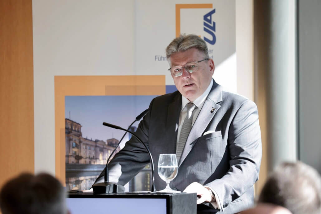 ULA President Roland Angst during his opening speech
