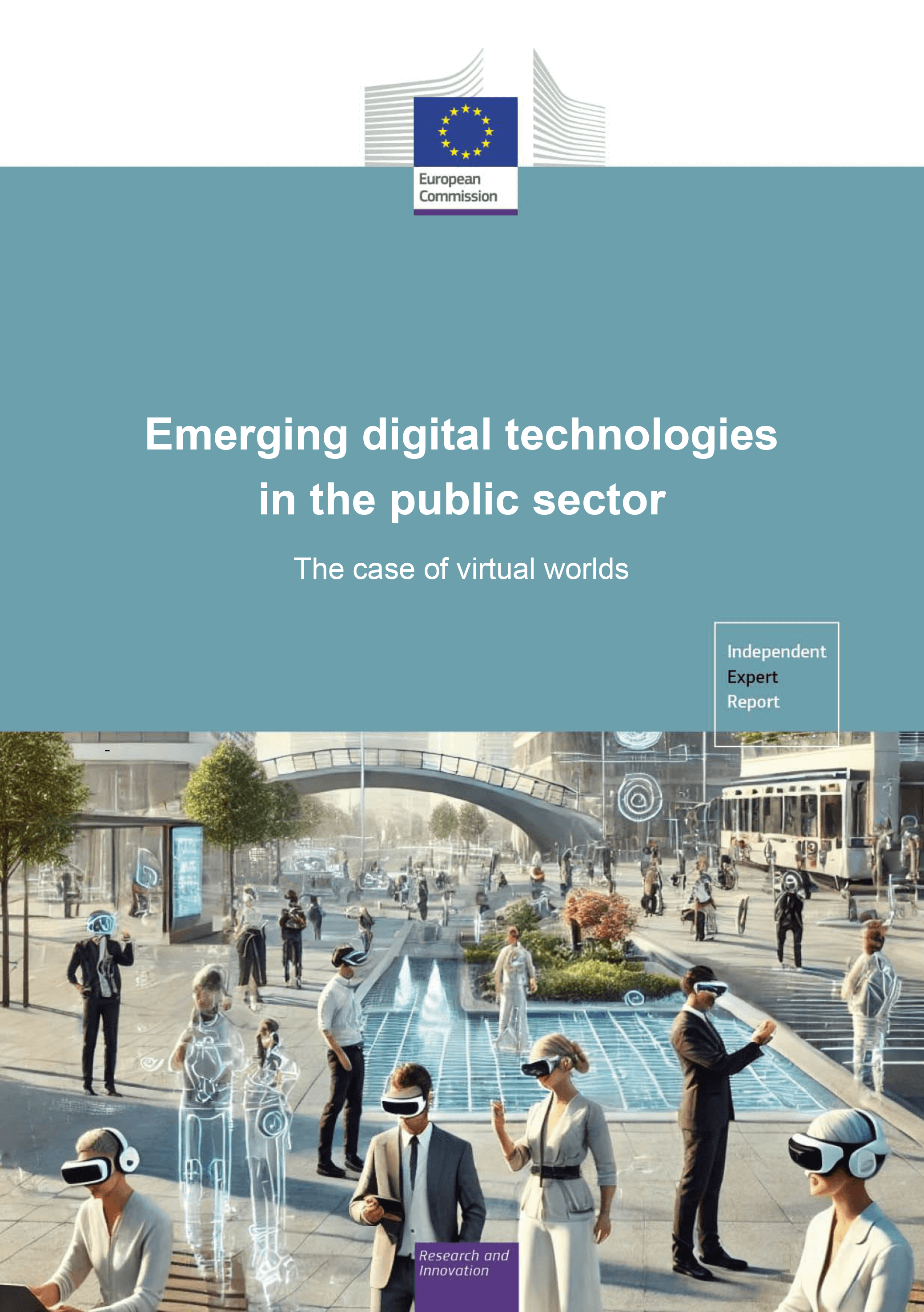 Emerging Technologies Virtual Worlds, Nicolas Blanc, EU Commission report, 2024