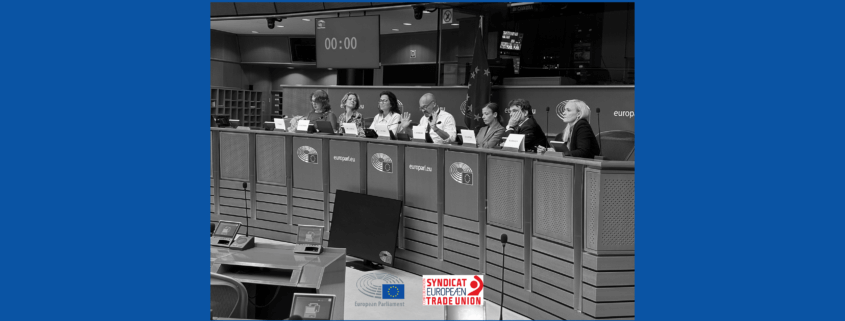 ETUC Strengthening Social Dialogue in the EU - EU Parliament event